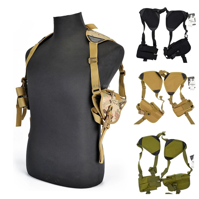 

Universal Underarm Holster Tactical Sports Shooting Airsoft Hunting Shoulder Holsters Paintball Wargame Cs Adjustable Gun Case