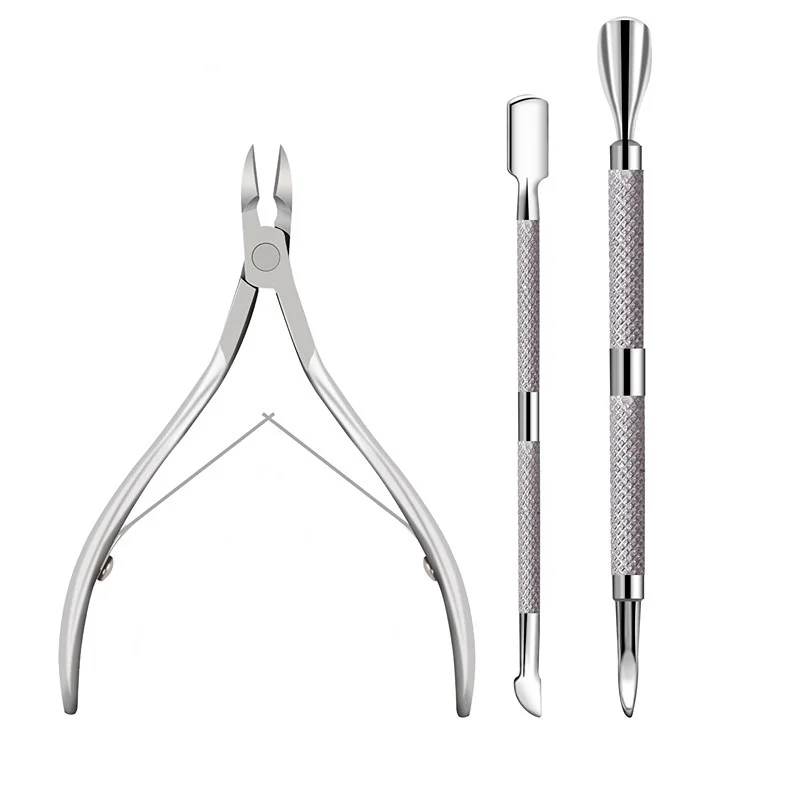 

Nail Exfoliating Tool Three Sets of Advanced Stainless Steel Exfoliating Scissors Cuticle Scissors