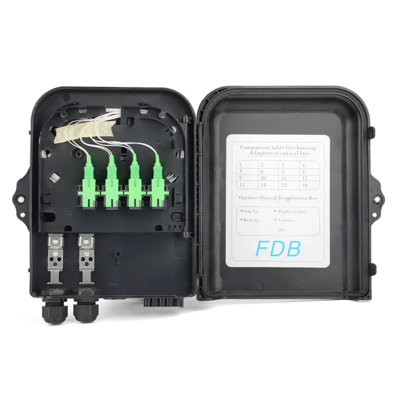 Najtaniej 8 Rdzeń Dystrybucji Kabla światłowodowego Uncut Port Na Zewnątrz 1:8 Splitter Nap Box