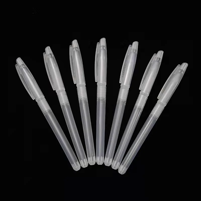 

10pcs Transparent Sewing Universal Pen Cover Gel Pen Student Shell Ballpoint Simple Cover