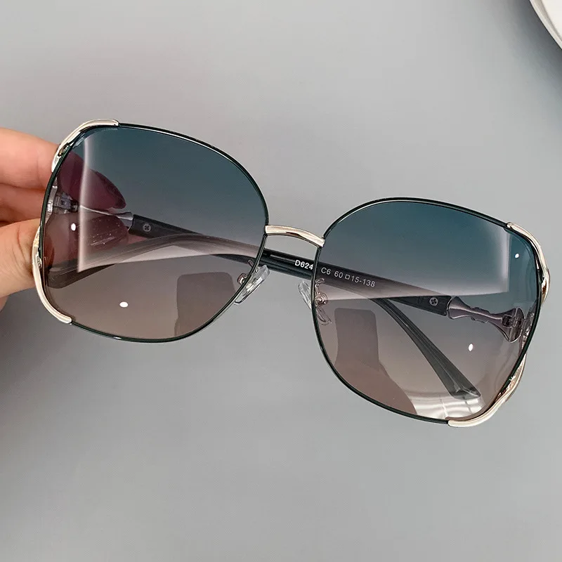 

New Luxury Ladies Sunglasses Polarized Sunglasses TR Metal Gradient Fashion Sunglasses Outdoor Riding Shade All-match Sunglasses