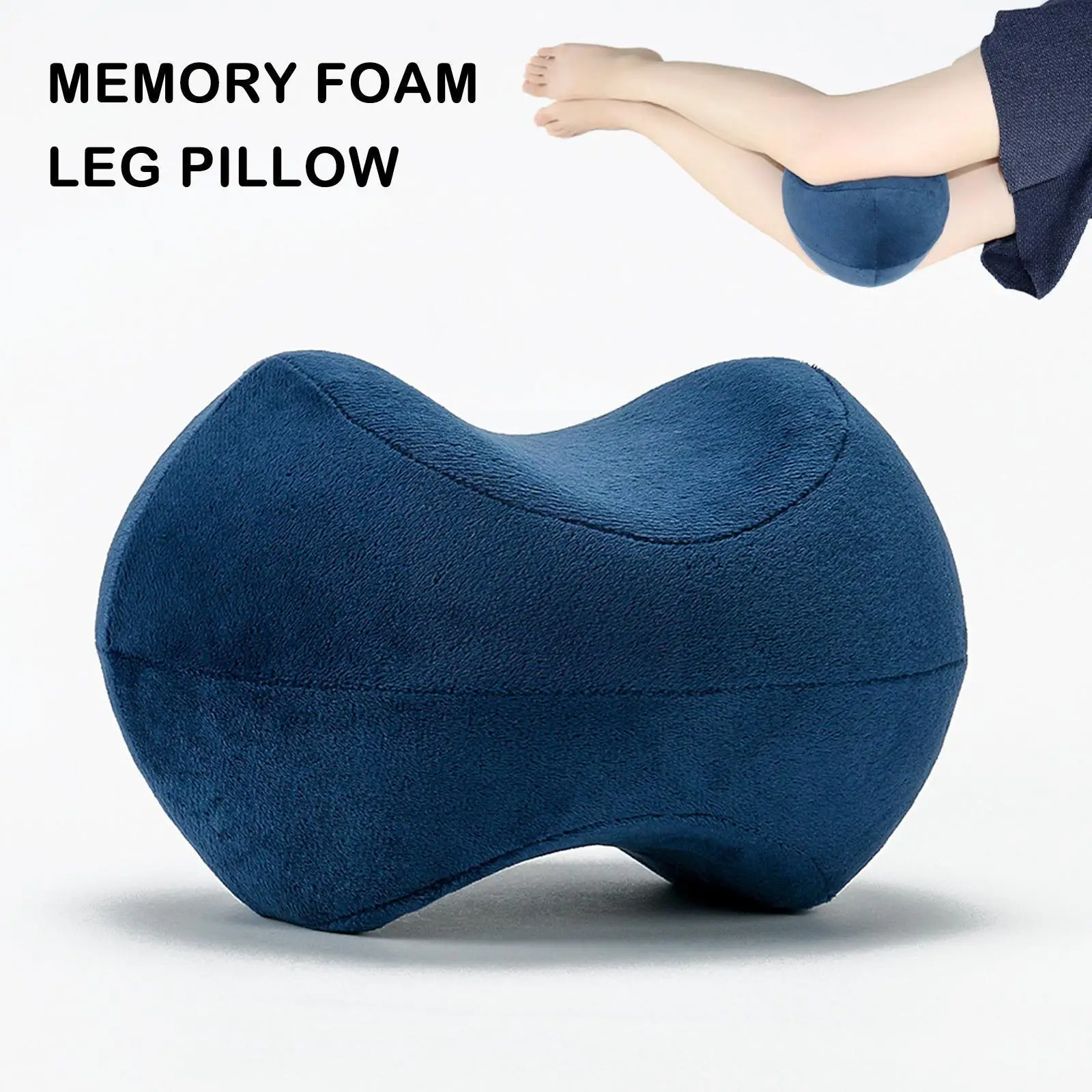 

Orthopedic Pillow for Sleeping Memory Foam Leg Positioner Pillows Knee Support Cushion between the Legs for Hip Pain relief