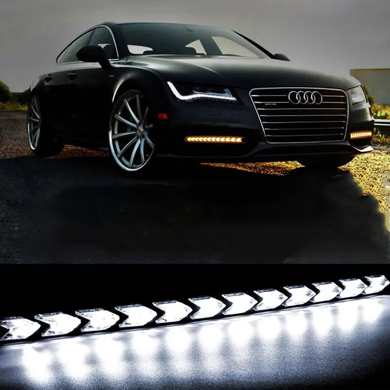 2 Шт. Автомобильные Дневные Ходовые Огни Последовательная Мигалка Указатель