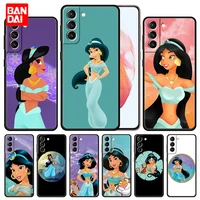 aladdin jasmine princess phone case for samsung galaxy s20 fe s21 s10 s9 plus ultra 5g s20fe s21fe s20ultra silicone