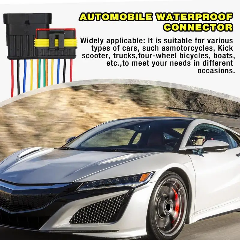 Автомобильные электрические разъемы вилка 10 AWG Проводные жгут проводов 1/3/4/5/6 Pin
