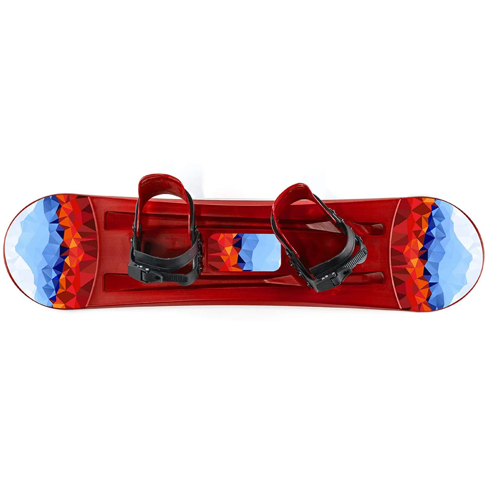 

95cm 37.4 Inches Kids Beginner Plastic Snowboard, Multiple Colors for Boys Girls