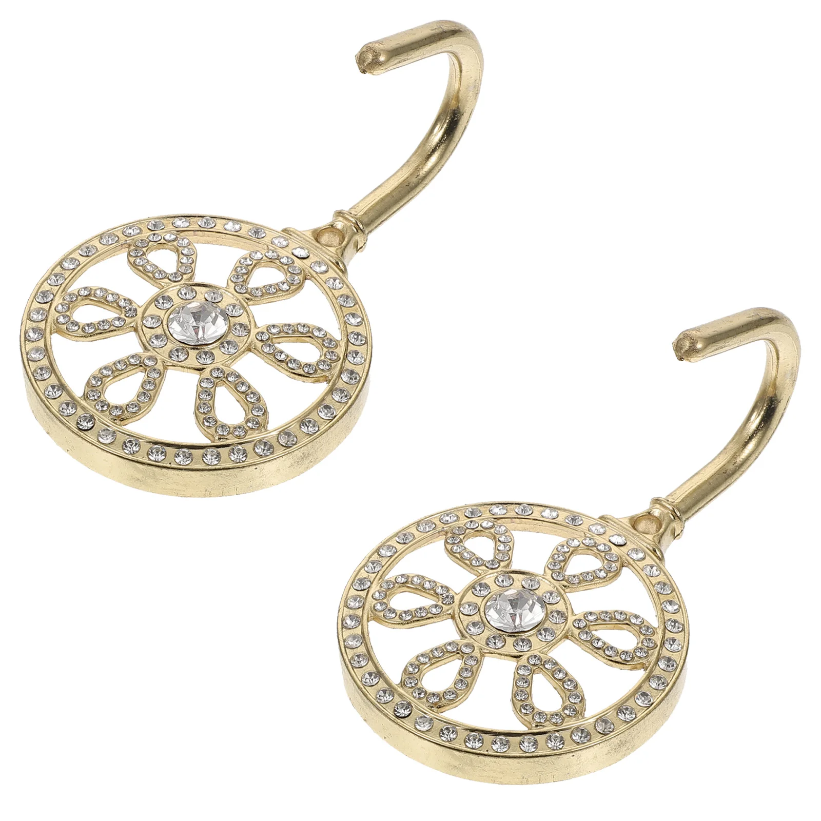 

Curtain Hook Hooks Decorative Tieback Flower Coat Drapery Window Holdbacks Buckle Wall Holdback Towel Tiebacks Sheer Ties Single