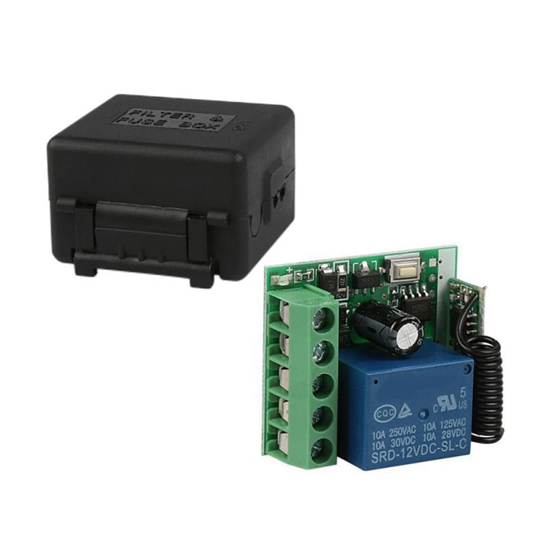 

GTBL 8X DC 12V 1CH 433Mhz Wireless Remote Control Switch RF Relay Receiver 433 Mhz Transmitter Button Module Diy Kit