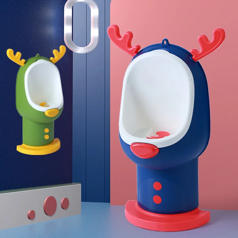 

Children's Standing Urinal Wall-Mounted Toilet Adjusted Height Portable Deer Potty WC Bathroom Adapter For Boys Pee Trainer