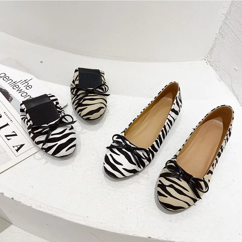 

Туфли женские на плоской подошве с бантиком, базовые туфли из натуральной кожи с бабочкой, на резиновой подошве, классические, с бантиком