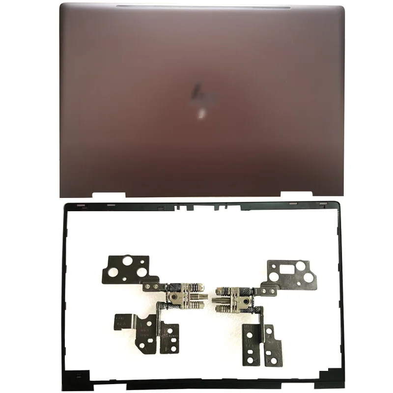 Original NEW Brown Laptop LCD Back Cover/Front Bezel/Hinges For HP ENVY X360 15-BP 15M-BP Series 15.6