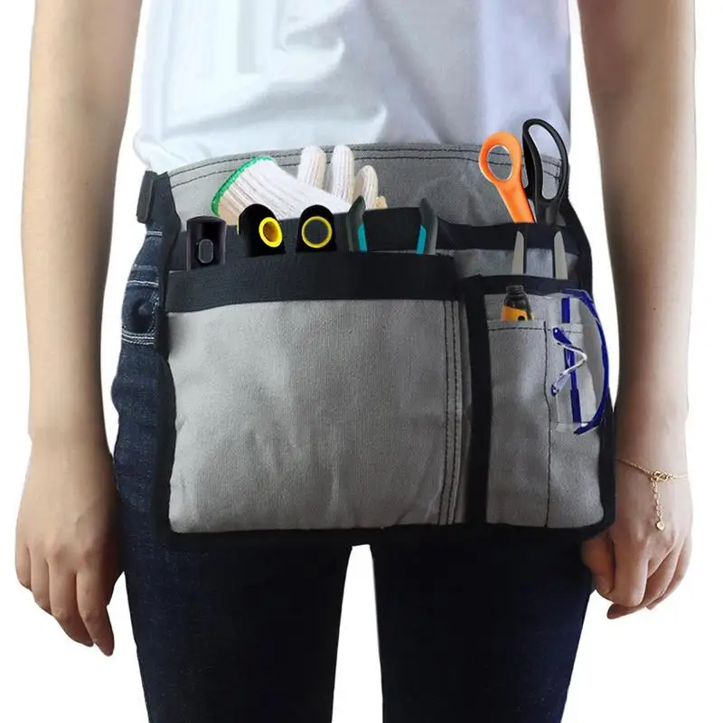 

Фартук для садового ремня, поясная сумка из ткани Оксфорд с регулируемым ремнем, рабочий, для садовых и столярных работ и строителей