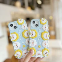 cute cartoon pattern soft phone case for iphone 13 pro 12 11 pro max x xs xr 7 8 plus rugged shockproof case