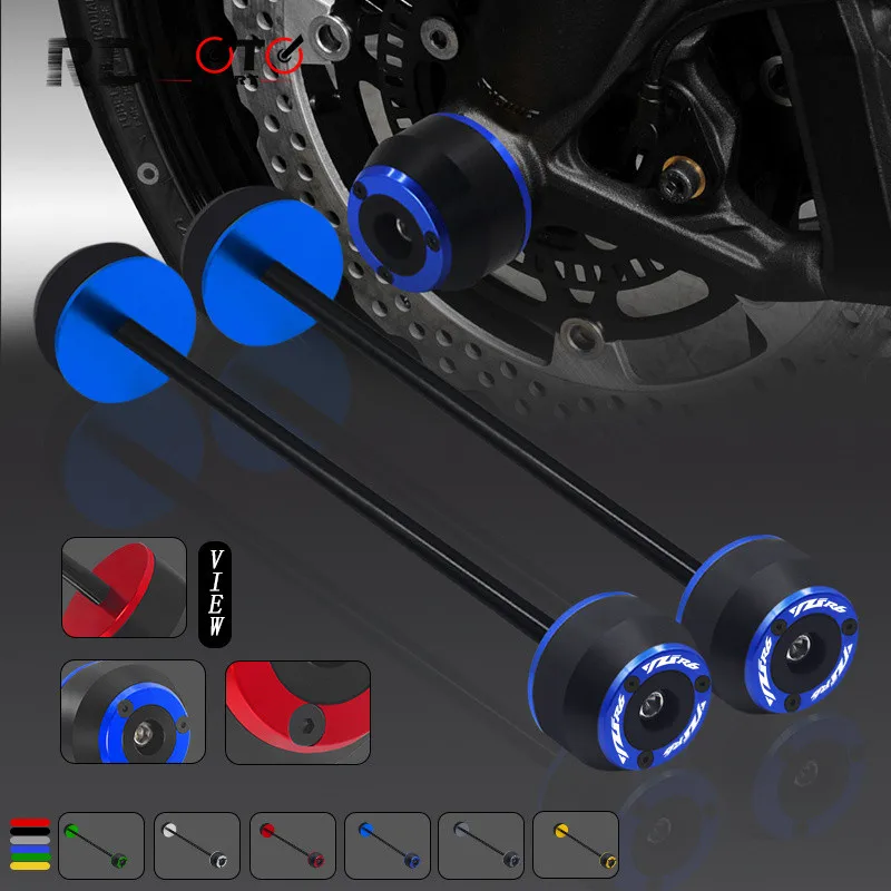 Nuovo Per Yamaha Yzf-R6 2017-2021 2022 2023 Accessori Moto Anteriore Posteriore Ruota Forcella Cursore Assale Crash Protector Cap Yzfr6 R6