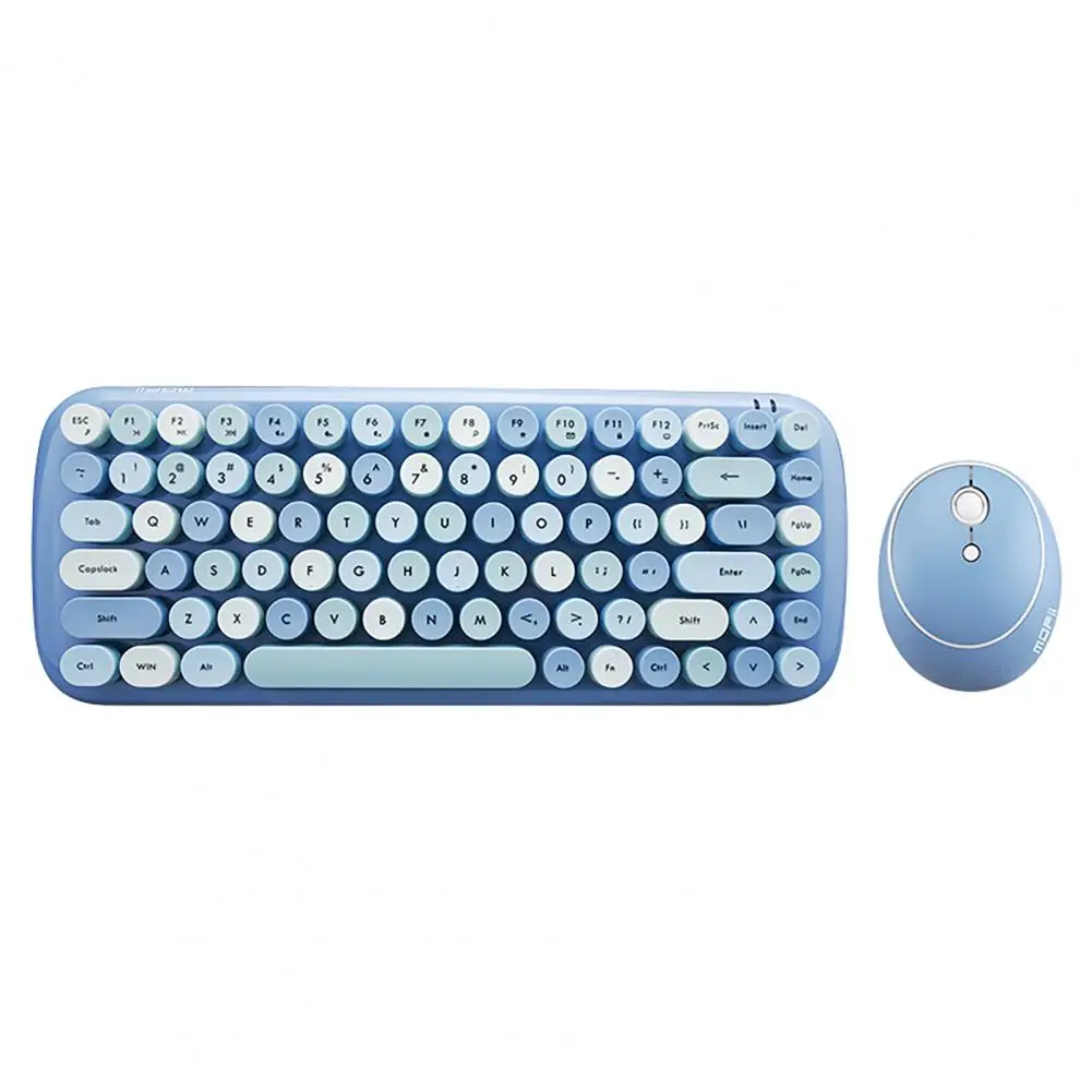 

Waterproof Lightweight Comfortable Typing 2.4G PC Wireless Optical Keyboard Mouse Kit Keyboard Mouse Set for Gaming