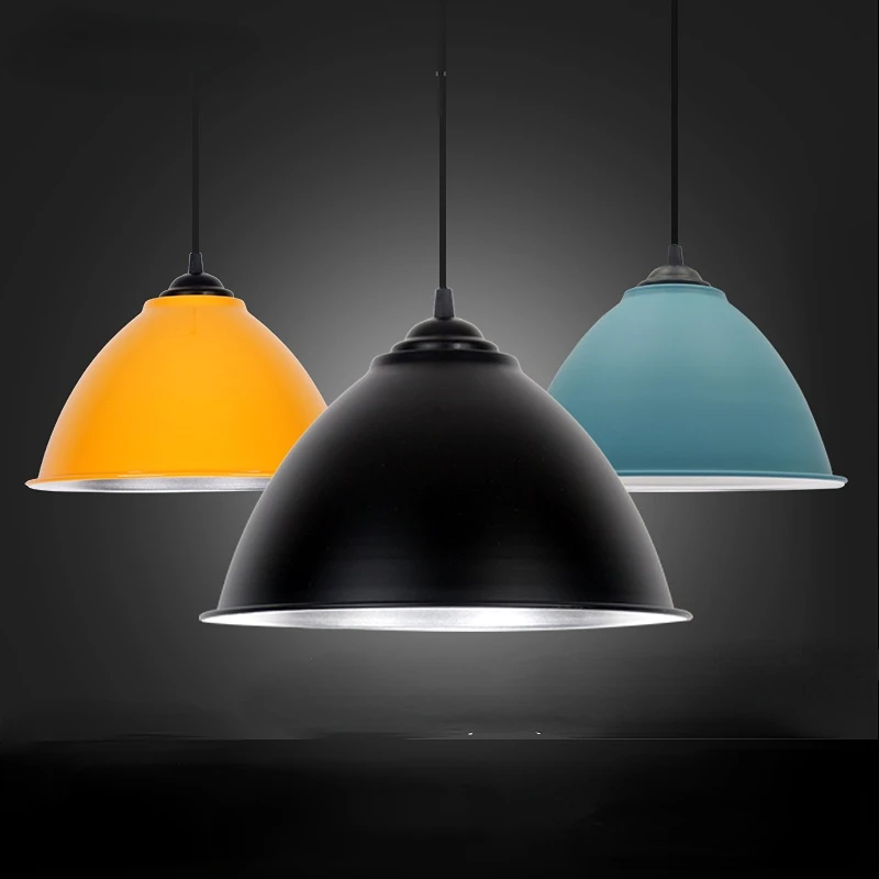 

Simple Modern Chandelier Industrial Style Personality Single Head Industrial Lampshade Bar Restaurant Office Hair Salon Lamp