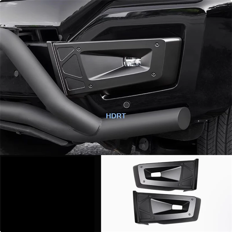 

Для Great Wall GWM Tank 400 2023 + чехол для передней противотуманной фары в стиле автомобиля, защита рамы лампы, декоративные аксессуары, внешняя наклейка