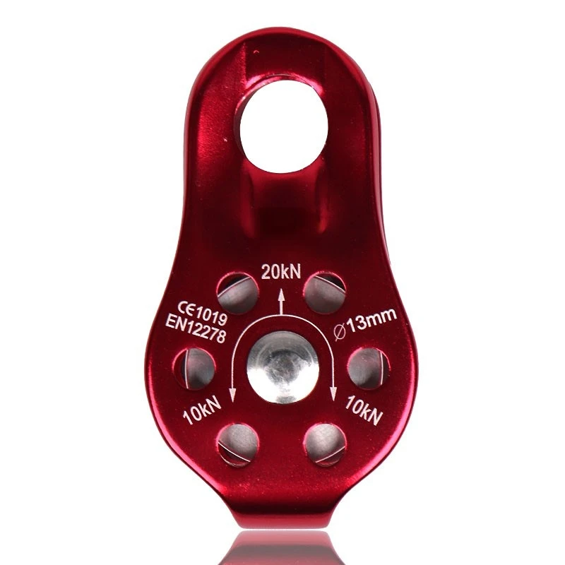 

Climbing Single rescue pulley with fixed side plates