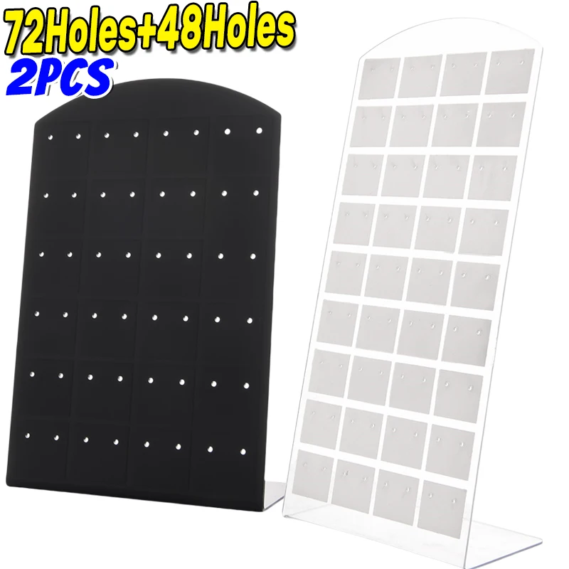 

Пластиковый органайзер для сережек 48/72 отверстий