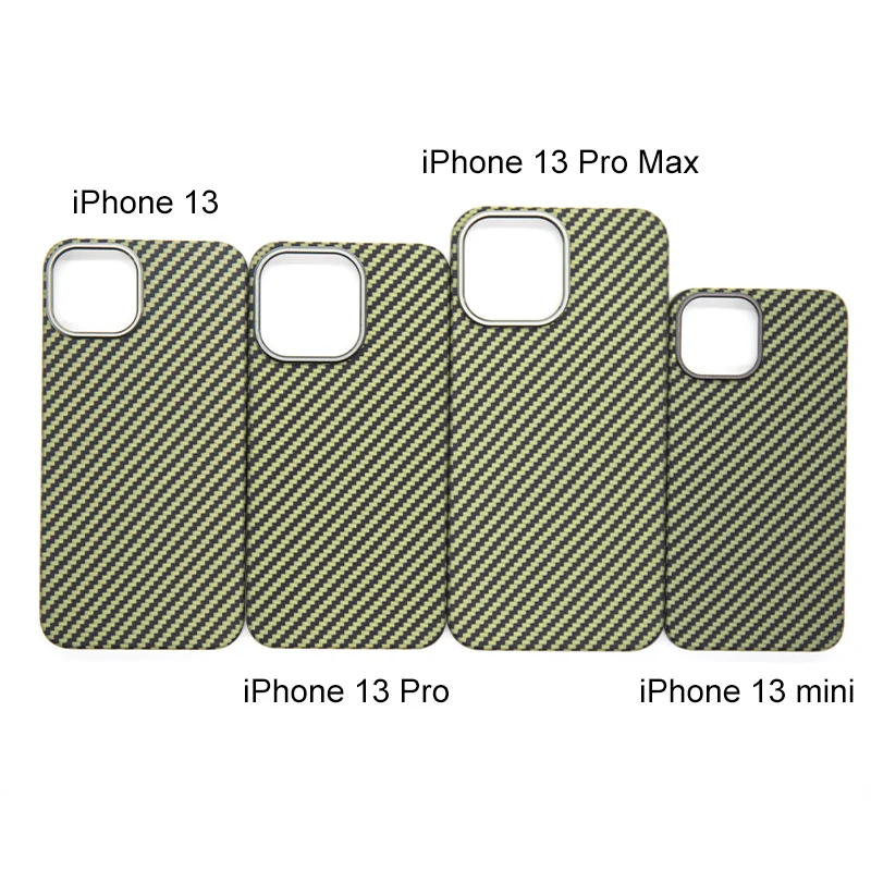 

Чехол для телефона iPhone13 из углеродного волокна желтые матовые линзы круглый promax splattered pro ударопрочный мини iPhone13 чехол из углеродного волокн...