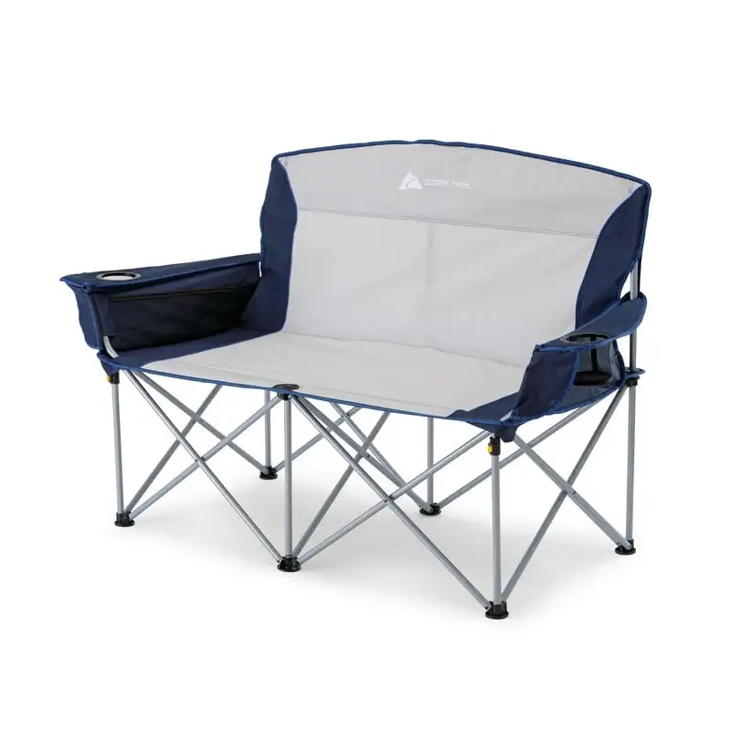 

2 Person Loveseat Camping Chair, and Gray, Adult