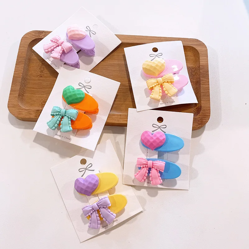 

2 шт., детские заколки для волос, в Корейском стиле