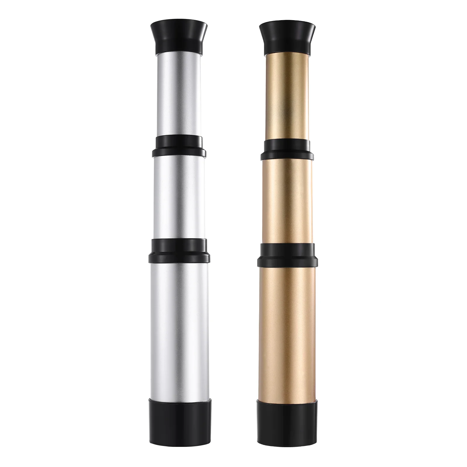 

2pcs Telescopes, Retractable Telescopes Handheld Telescopes Physics Toys Pirate Spyglass for Kids Gifts Pirate Party Favors