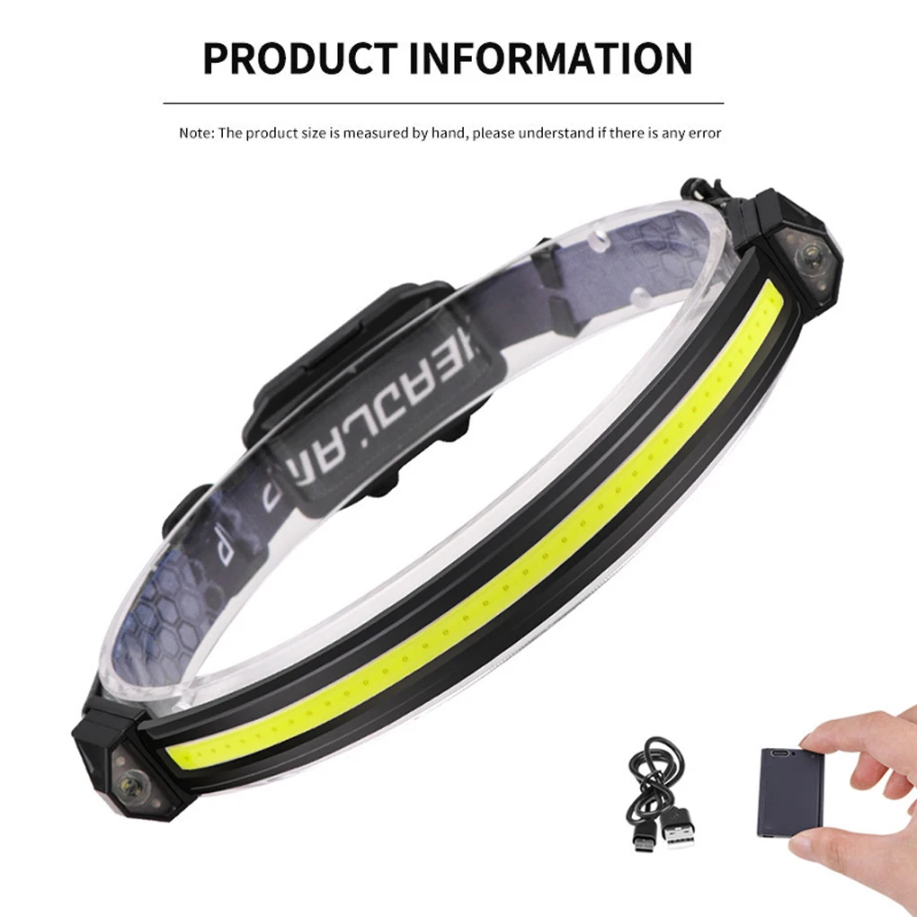 

Headlight Portable Headlamp Brightness Dimmable Head Torch Camping Night Repair Working Lamp for Outdoor Hunting