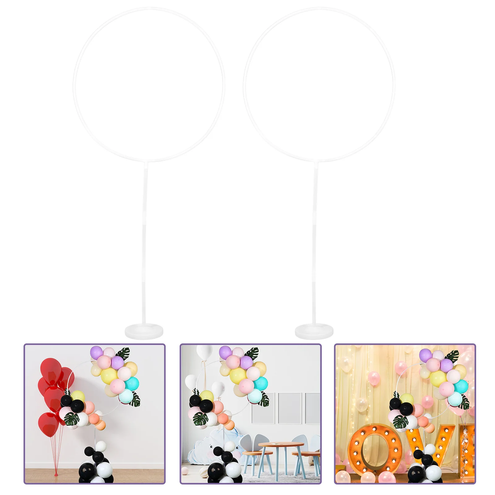 

Balloon Stand Arch Holder Column Kit Display Circle Round Rack Desktop Stick Floor Wedding Frame Brackets Bracket Garland