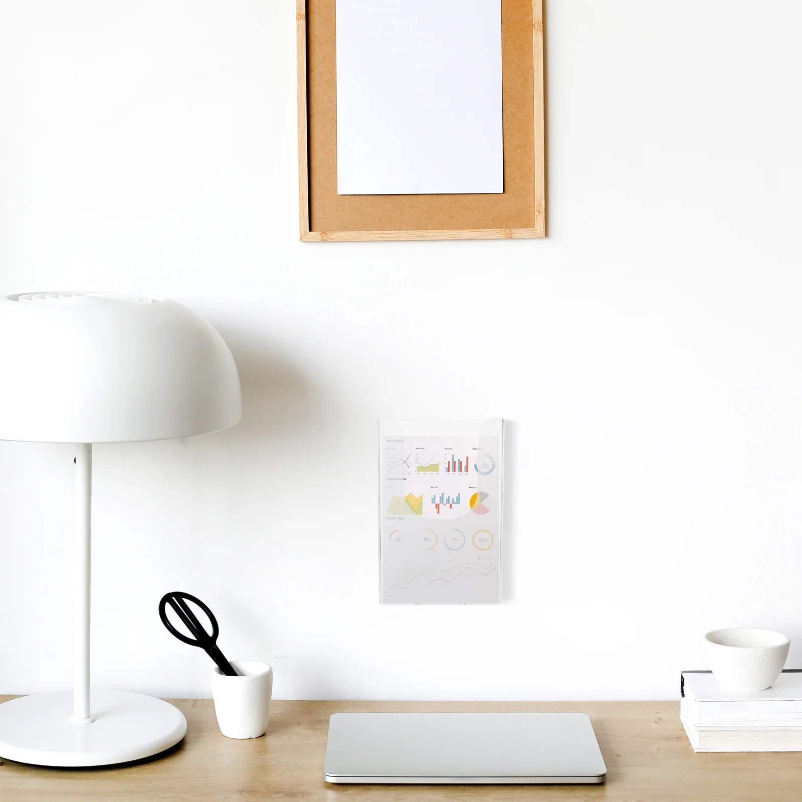 

Holder Wall Brochure File Organizer Mount Stand Display Rack Pamphlet Hanging Booklet Office Clear Literature Document