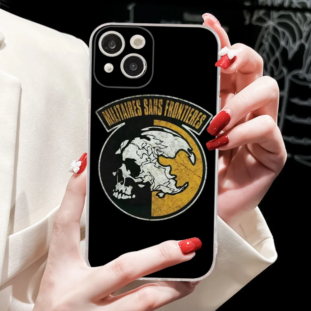 Чехол для телефона M-Metal Gear S-Solid Game IPhone 16 15 8 7 6 6S Plus X SE XR XS 14 11 12 13 Mini Pro Max Mobile Case