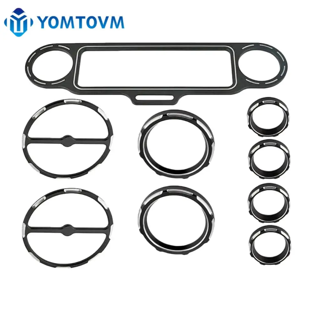 ła prędkościomierza motocykla głośnik stereo akcentujący pierścień wykończeniowy osłona klaksonu na lata 1996-2013 Harley Touring Electra