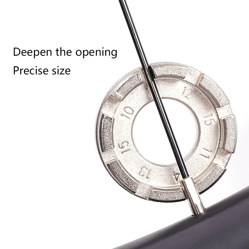 

Велосипедный гаечный ключ, 8 способов, канавка, велосипедный колесный диск, регулирующий обод, гаечный ключ, брикет, оцинкованный инструмент...