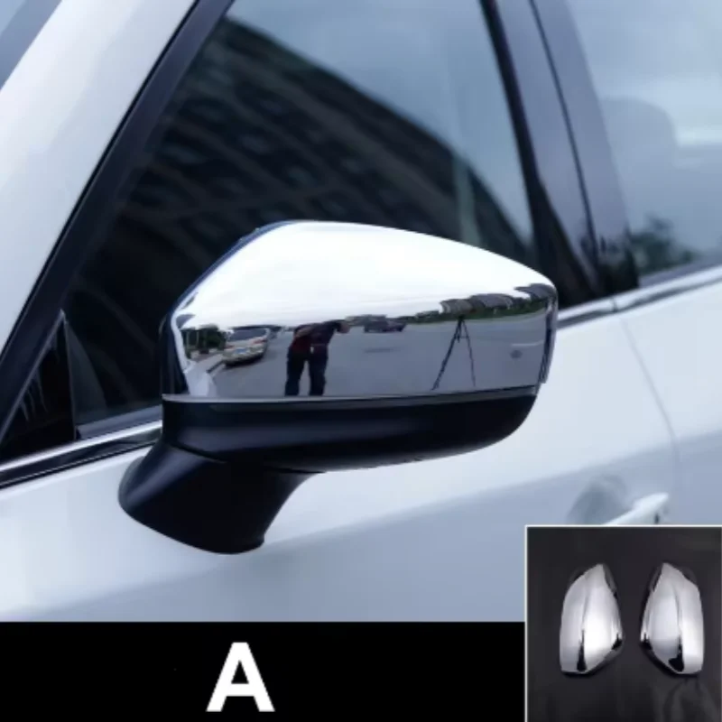 Фото Для Mazda CX-5 CX5 CX8 2017-2021: накладки на зеркала заднего вида/защита от дождя/декоративные полосы, внешние аксессуары для тюнинга №2
