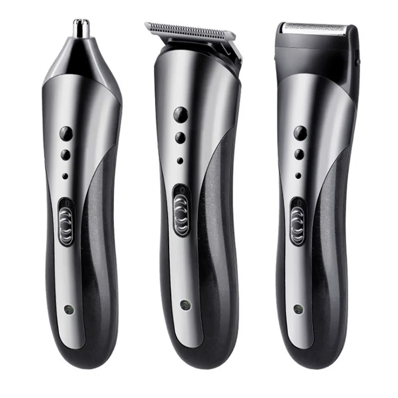 

Carving Hair Clipper Sideburns Nose Hair Shaving Trimming Electric Hair Clippers Multifunctional Men's 3-in-1
