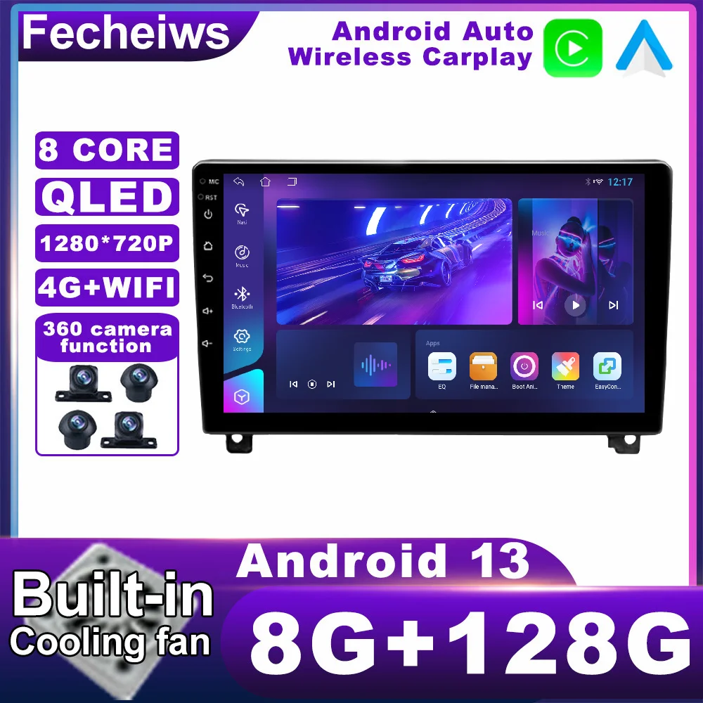 

Android 13 For Peugeot 407 2004 - 2011 Car Radio ADAS Multimedia 4G LTE No 2din Autoradio Navigation GPS Wireless Carplay Auto