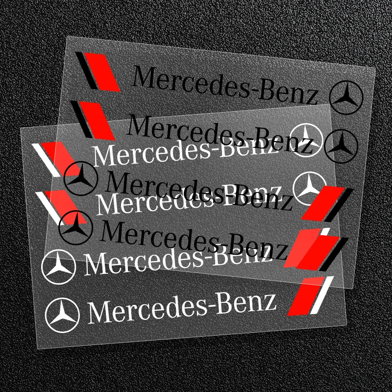4 шт. ПВХ наклейки на дверные ручки Mercedes benz Amg X156 W204 W205 W203 W211 W212 W169 GLC CLK CLA