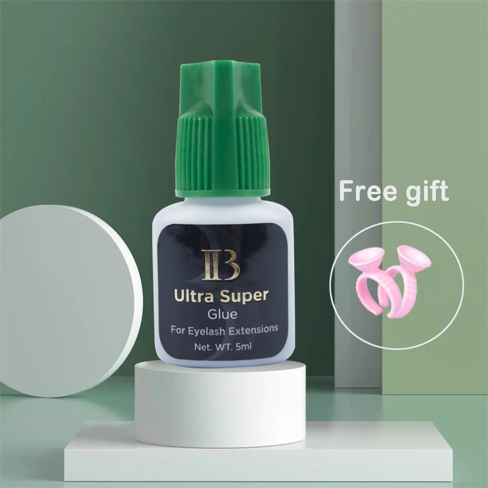 2/5/10pcs Original Korea Eyelash Extension IB Green Cap Ultra Super Glue With  Eyelash Extension Glue