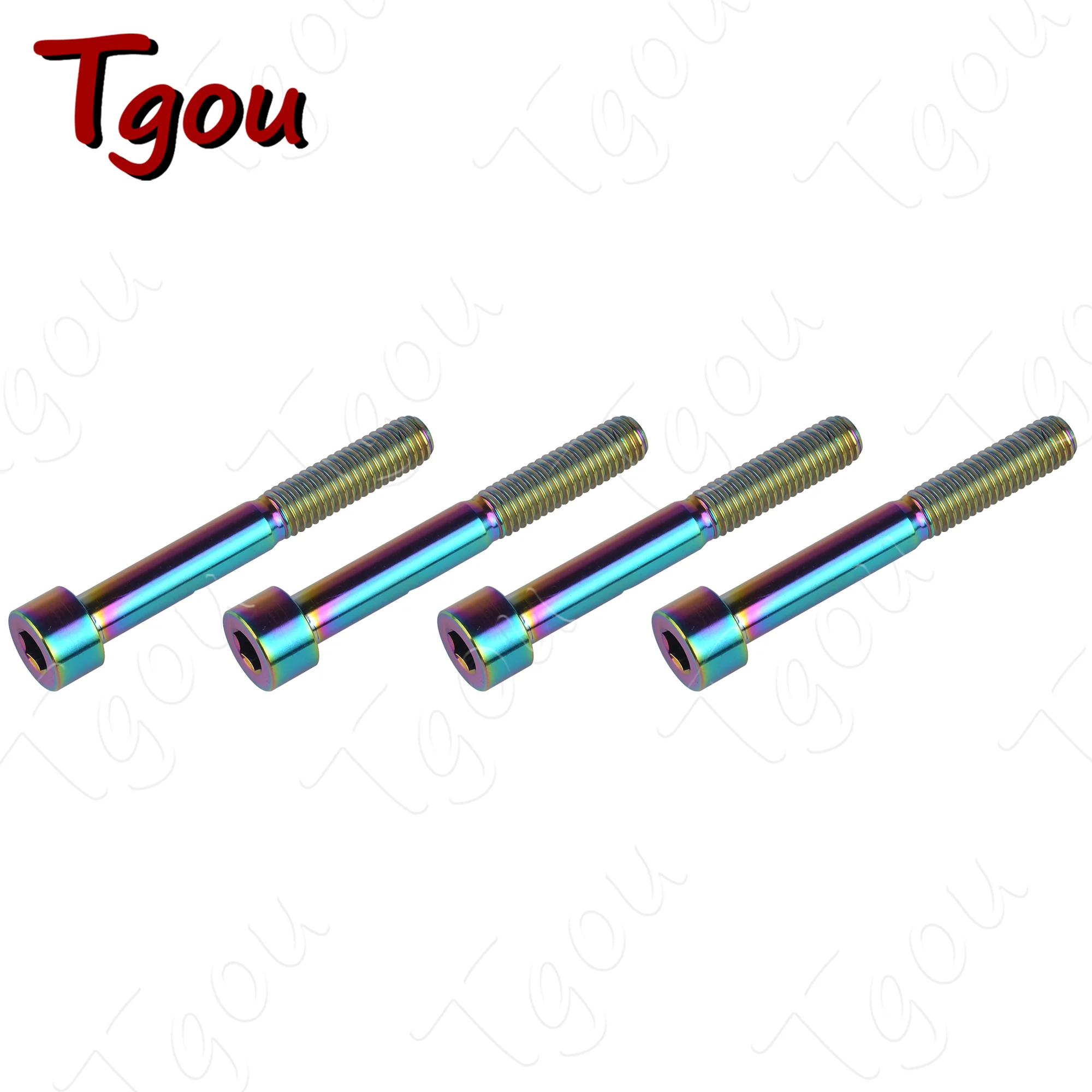 

Титановые болты Tgou M8x15 20 25 30 35 40 45 50 60 70 мм DIN912 Винты с шестигранной головкой и шестигранной головкой Ti Grade 5 Крепежные детали 4 шт.