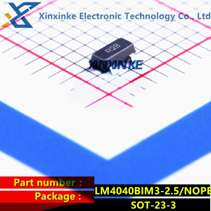 

LM4040BIM3-2.5/NOPB SOT-23-3 Mark:R2B Voltage References PREC MICROPWR SHUNT VLTG REF Power Management ICs Brand New Original