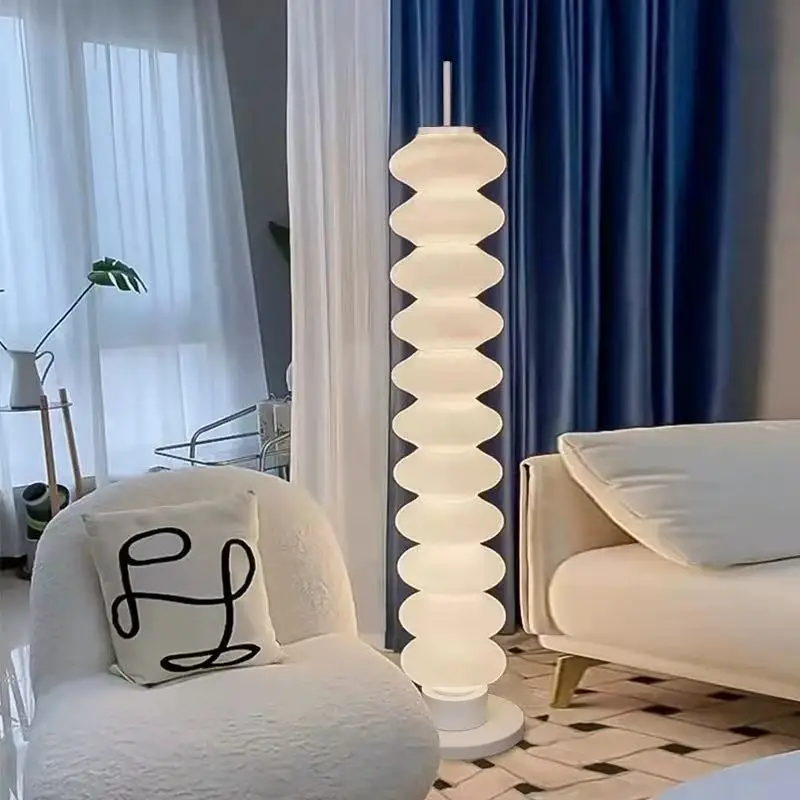 Фото Торшер в форме тыквы Вирусного цвета, роскошный высококачественный креативный торшер для боковой дивана, декоративный светильник для гостиной и спальни №4