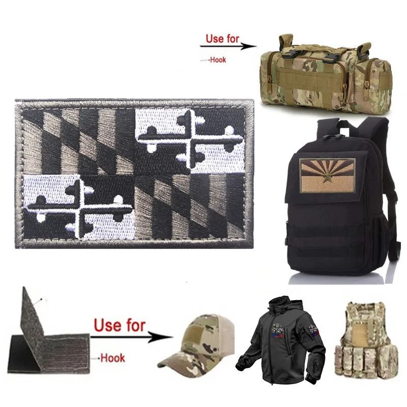 Светящаяся в темноте нашивка с флагом США нашивки знаки эмблемы Тактический