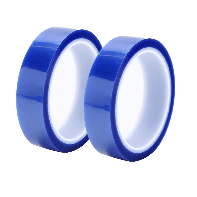 5PCS Blue Heat Tape Sublimation Blanks Thermal Tape 10mm 20mm High Temperature Tape Heat Vinyl Press 3D Printing Tape