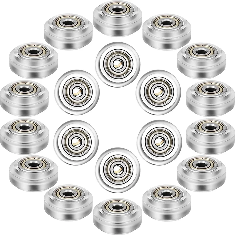 

20Pcs 3D Printer Polycarbonate Pulley 3D Printer 625Zz Wheels Linear Bearing Compatible With For Creality CR10,Ender 3