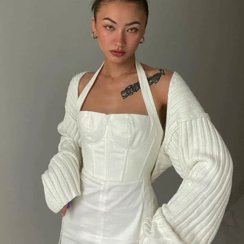 MRMT 2024 брендовая женская вязаная шаль с рукавами летучая мышь ультракороткий