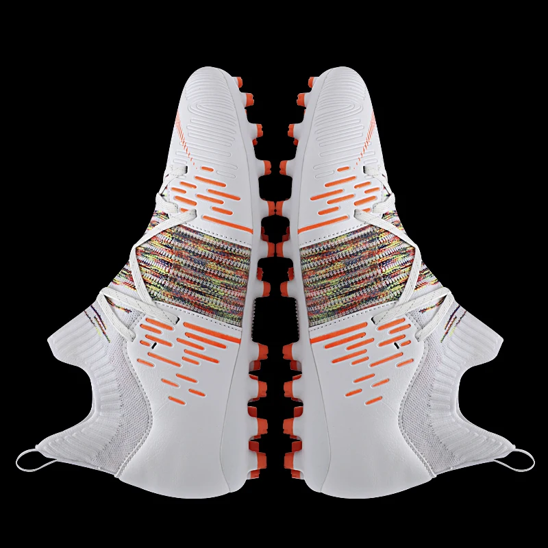 Men Soccer Shoes TF/FG High Ankle Football Boots Teenager Adult Kids Cleats Grass Training Match Sport Sneakers Women Size 35-45