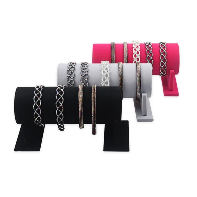 

Velvet Headband Holder Organizer Detachable Hair Hoop Display Stand for Jewelry, Bracelets, Hair Accessories Easy to Use Y08E
