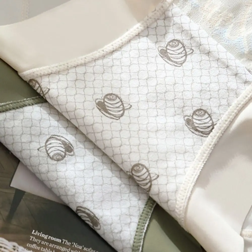 Трусы бактериостатические с высокой талией хлопковые трусы промежностью для