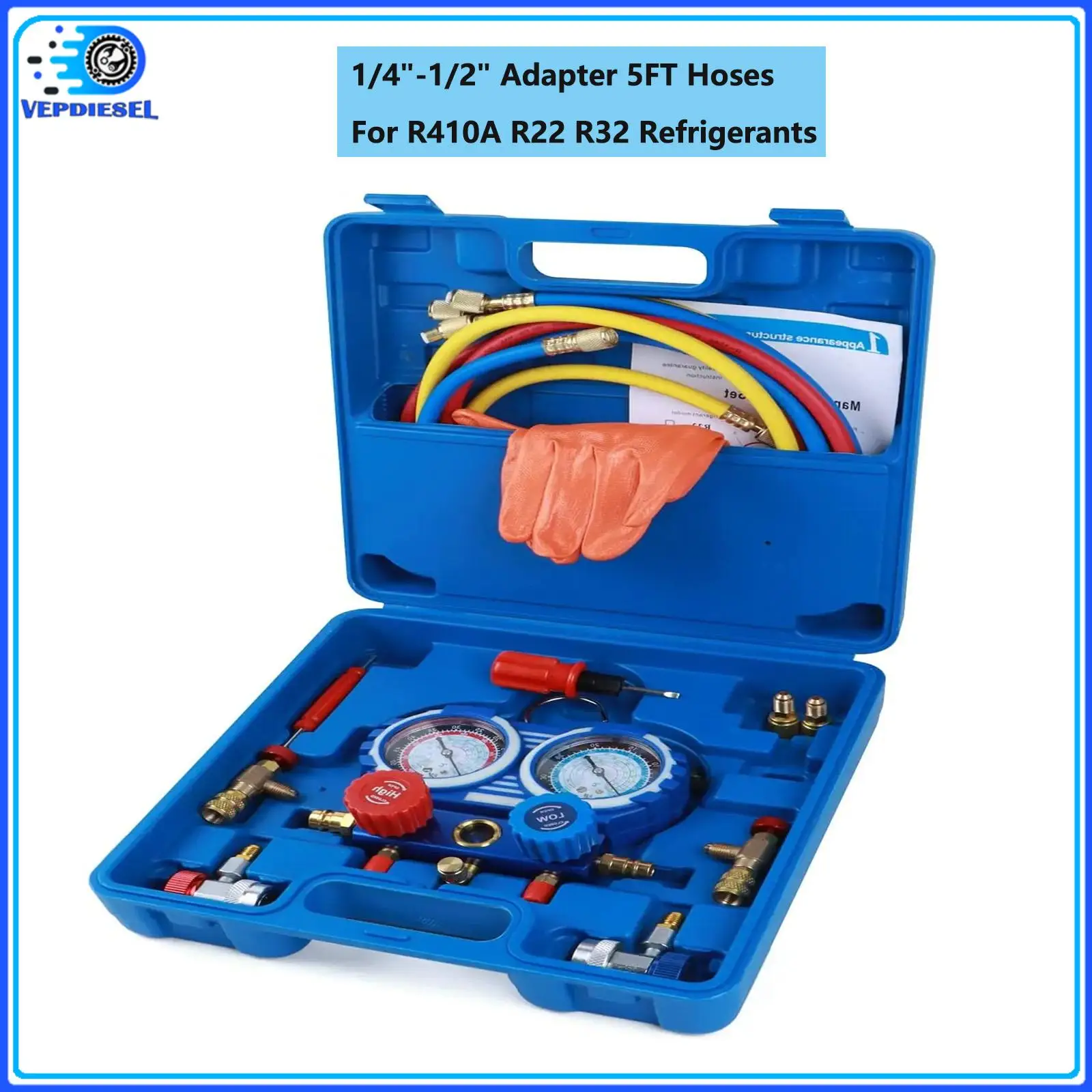 Диагностический манометр для трубопровода переменного тока регулируемые