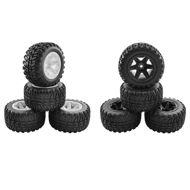 

4Pcs 104Mm 1/10 Monster Truck Buggy Tires Wheel 12Mm Hex For Traxxas HSP HPI Tamiya Kyosho Wltoys Upgrades Parts